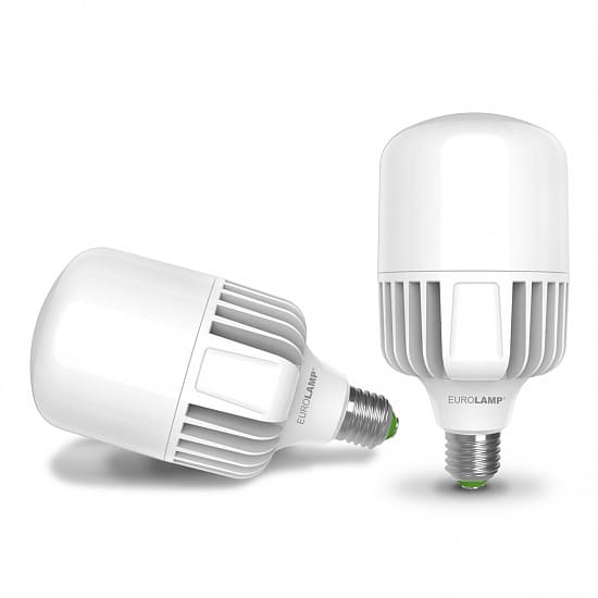 Светодиодная лампа высокомощная LED-HP-70406 HW E40 70W 6500K 220V Eurolamp