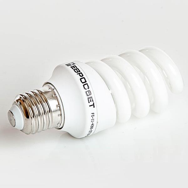 Люминесцентная лампа FS-11-4200-27 11W 4200K E27 спираль 220V Евросвет