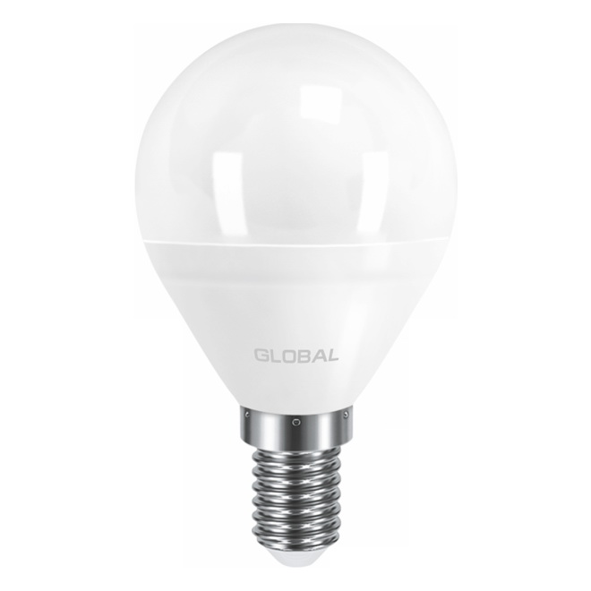 Світлодіодна лампа 1-GBL-143 G45 E14 5W 3000К 220V Global