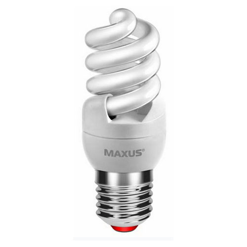 Люминесцентная лампа 1-ESL-216-1 T2 SFS 9W 4100K E27 220V Maxus