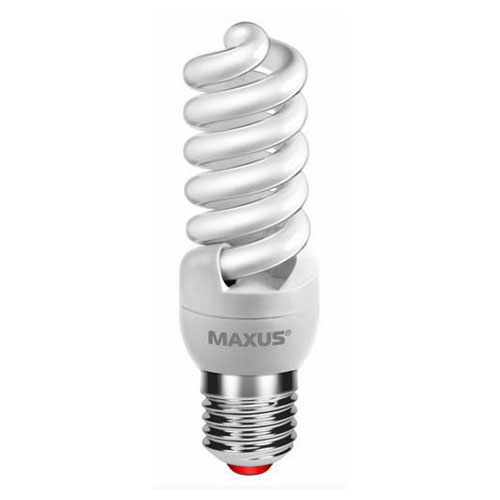 Люмінесцентна лампа 1-ESL-220-1 T2 SFS 11W 4100K E27 220V Maxus