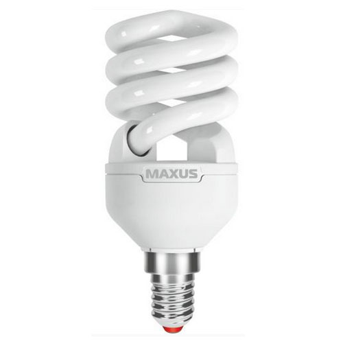 Люмінесцентна лампа 1-ESL-340-11 XPiral 11W 4100K E14 220V Maxus