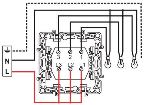 Legrand etika схема подключения выключатель Схемы переключателей legrand