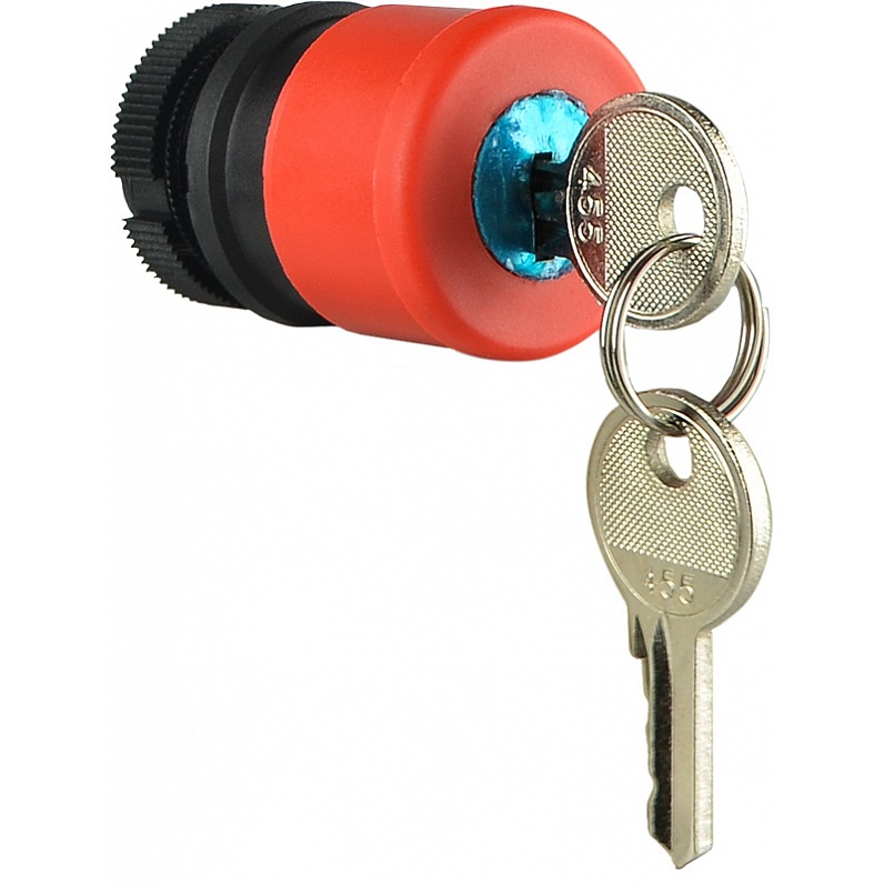 Аварійна кнопка з ключем (голова) d30mm XB2-ES74 A0140050024 АСКО-УКРЕМ - Фото 5