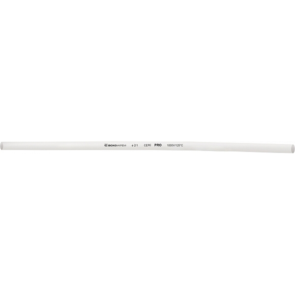 Термоусадочная трубка 2,0/1,0мм (1м) белая серии PRO A0150040451 АСКО-УКРЕМ