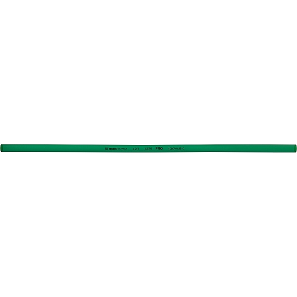 Термоусаджувальна трубка 2,0/1,0мм (1м) зелена серії PRO A0150040453 АСКО-УКРЕМ