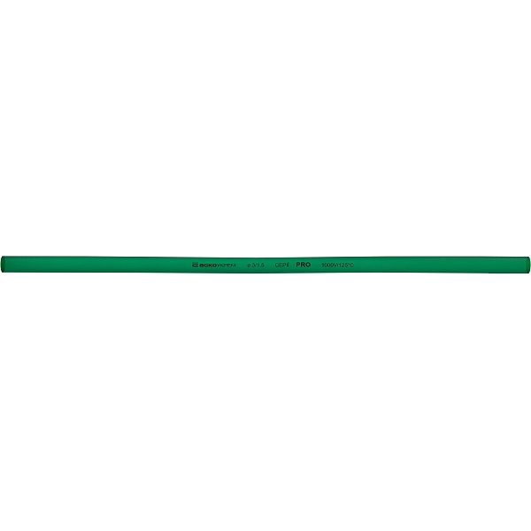 Термоусадочная трубка 3,0/1,5мм (1м) зеленая серии PRO A0150040460 АСКО-УКРЕМ