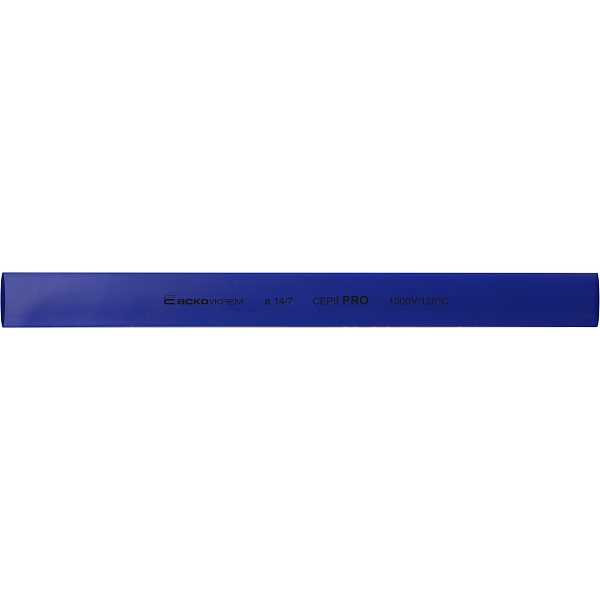 Термоусаджувальна трубка 14,0/7,0мм (1м) синя серії PRO A0150040538 АСКО-УКРЕМ