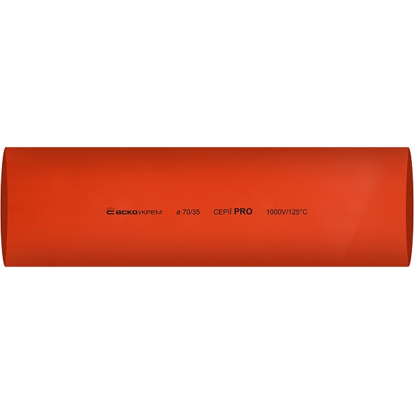 Термоусадочная трубка 70,0/35,0мм (1м) красная серии PRO A0150040620 АСКО-УКРЕМ