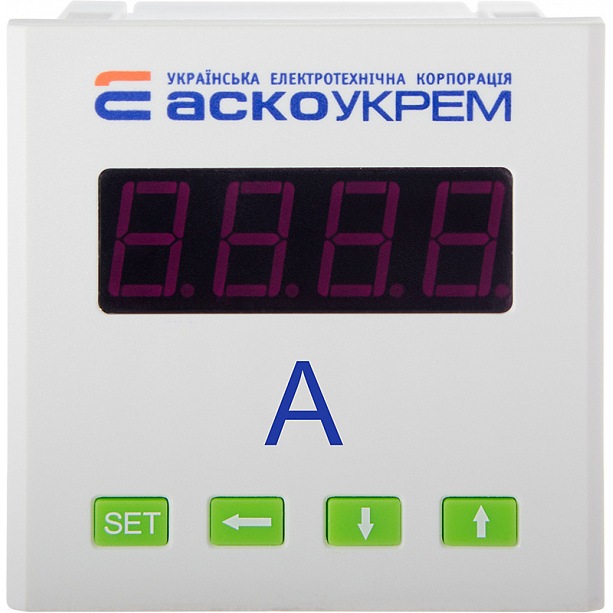 Амперметр AC цифровий 5А 80х80 модель ЦА-8 A0190010124 АСКО-УКРЕМ - Фото 1
