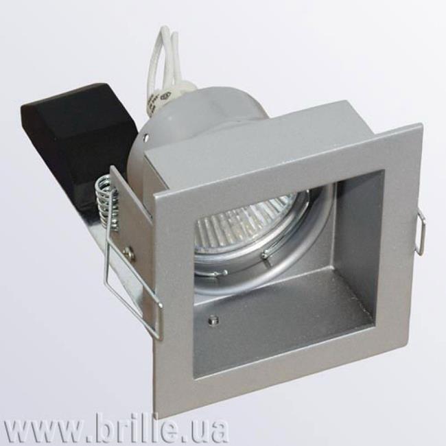 Точечный врезной светильник HDL-07-WL5 SILVER Brille