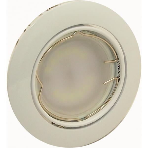 Точечный врезной светильник HDL16001R 50W MR16 GU5.3 круг белый поворотный 10008650 DeLux
