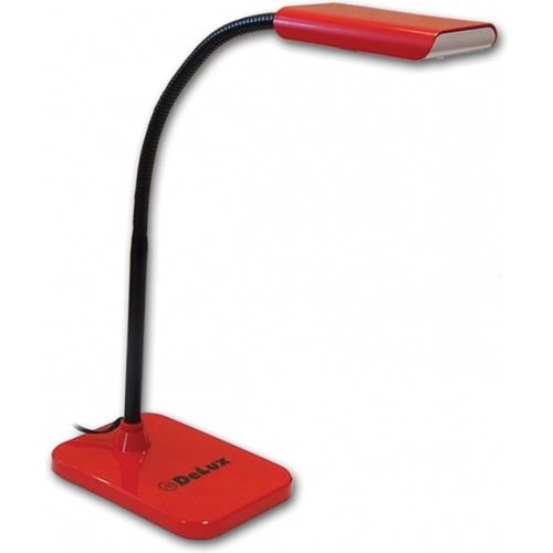 Светодиодный настольный светильник TF-230 3,5W 3000K красный IP20 90001291 Delux