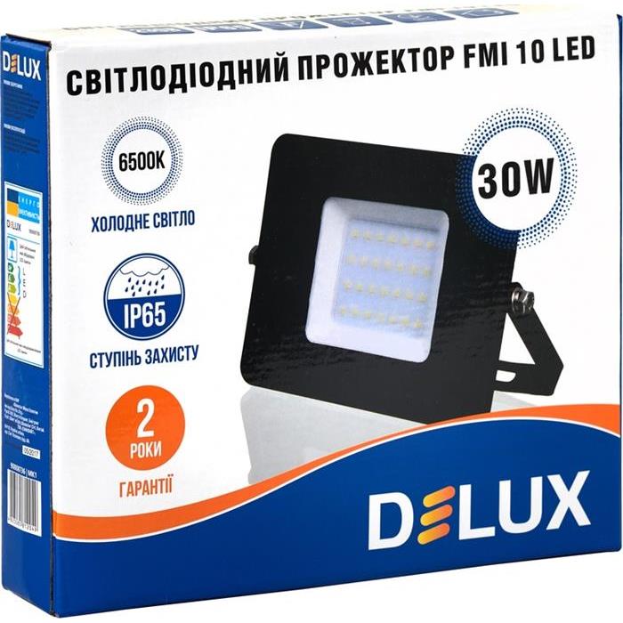 Светодиодный прожектор FMI 90008736 30W 6500K 2400Lm Delux - Фото 5