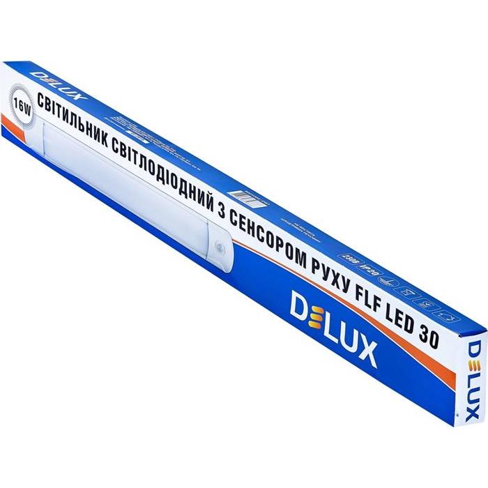 Светодиодный накладной светильник FLF LED 30 16W 6500K IP20 с датчиком 90011304 Delux - Фото 3