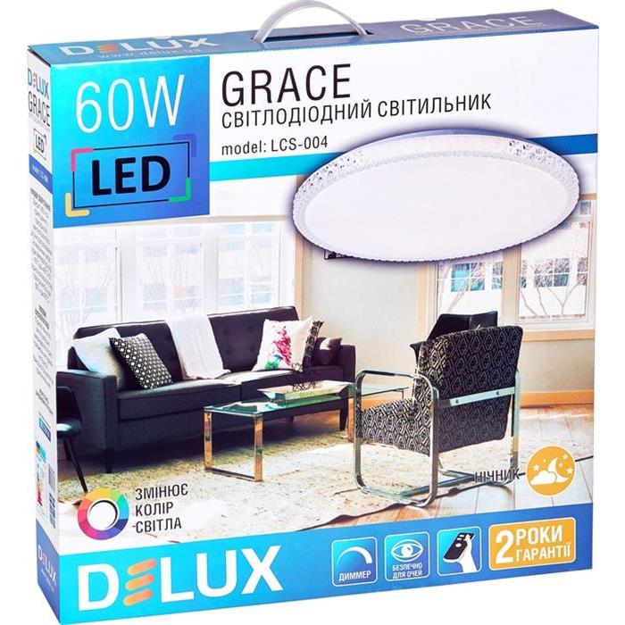 Функциональный светодиодный светильник LCS-004 Grace 60W 3000-6000K 90011628 Delux - Фото 7