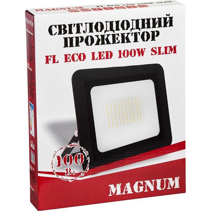 Светодиодный прожектор FL ECO LED 90014089 100W 6500K 6000Lm Magnum - Фото 3