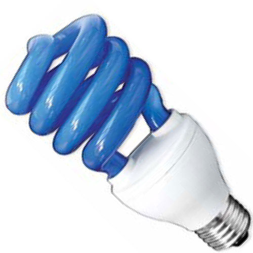 Люминесцентная лампа 10007930 ERS-02A 26W голубой E27 220V Delux