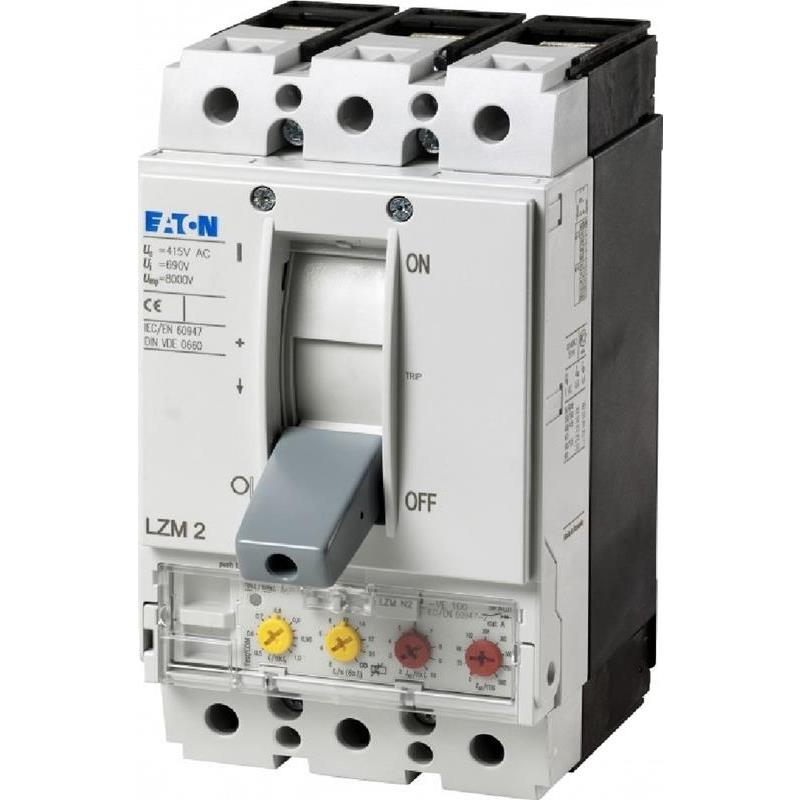Силовой автоматический выключатель 200A 36kA 3 полюса LZMC2-A200-I Eaton (Moeller)