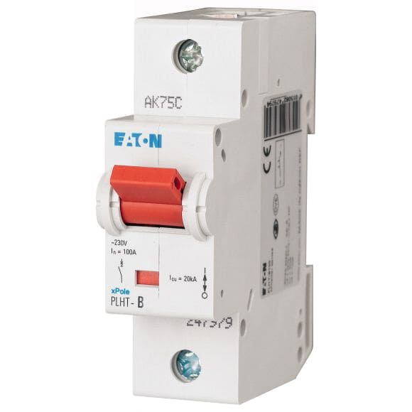 Автоматичний вимикач 32A 25kA 1 полюс тип D PLHT-D32 Eaton (Moeller)