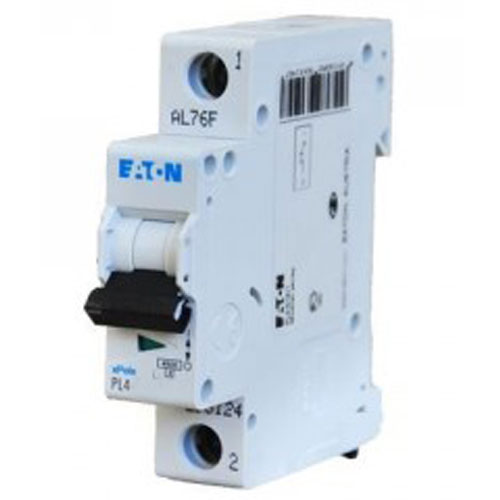 Автоматичний вимикач 10A 4,5kA 1 полюс тип C PL4-C10/1 Eaton (Moeller) - Фото 1