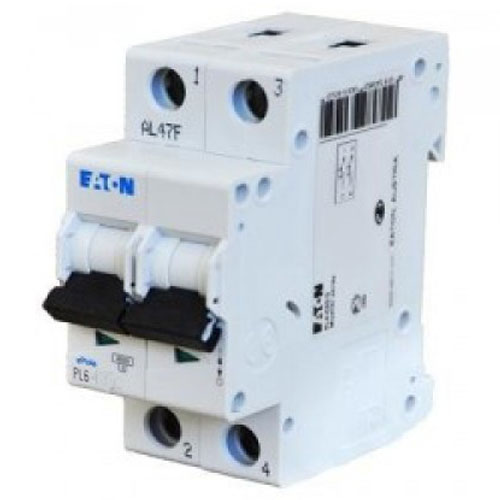Автоматичний вимикач 40A 6kA 2 полюси тип C PL6-C40/2 Eaton (Moeller) - Фото 1