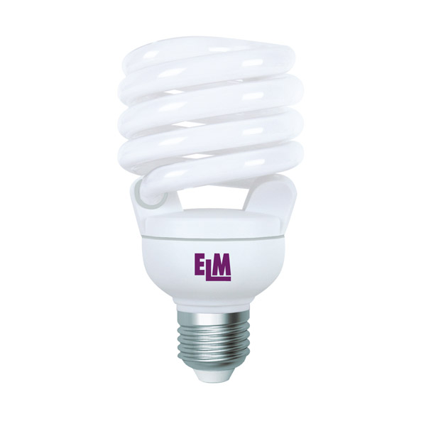 Люминесцентная лампа 17-0015 ES-14 30W 4000K E27 спираль 220V ELM
