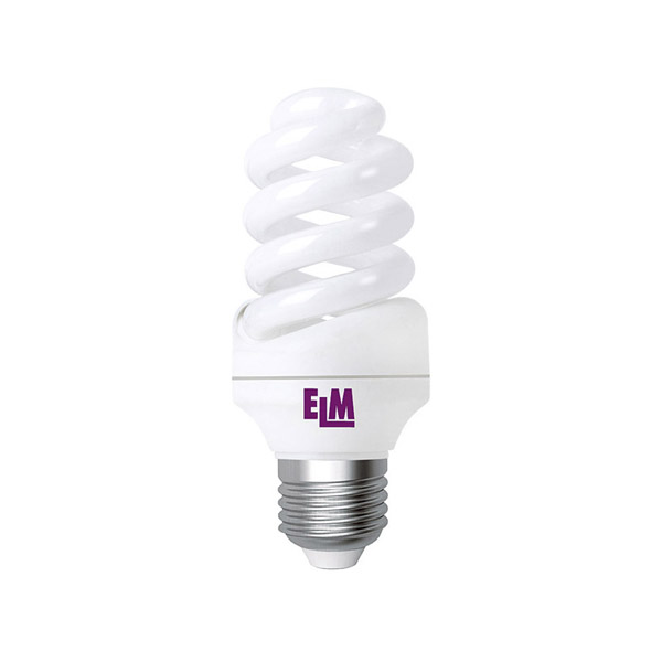 Люминесцентная лампа 17-0085 ES-12 15W 2700K E27 спираль 220V ELM