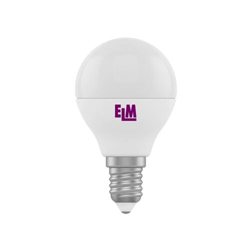 Светодиодная лампа 18-0073 PA-10L шар E14 5W 4000K 220V ELM