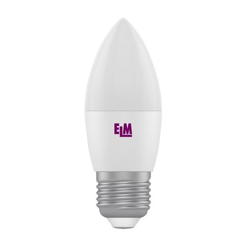 Светодиодная лампа 18-0079 PA10 свеча E27 4W 4000K 220V ELM