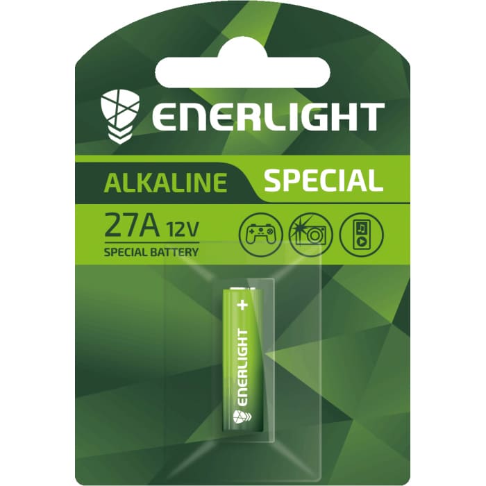 Батарейка спеціальна EnerLight Special Alkaline 27 A BLI 1