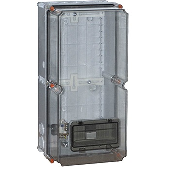 Коробка распределительная пластиковая ZP50 IP55 c окном под 8-мод. 505x250x204мм ENEXT - Фото 1