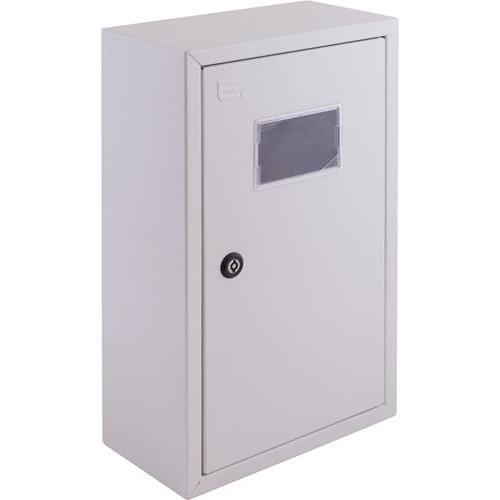 Шкаф для электросчетчика металлический на 12 модулей e.mbox.pro.w.f3.12z накладной IP31 s0100222 ENEXT - Фото 1