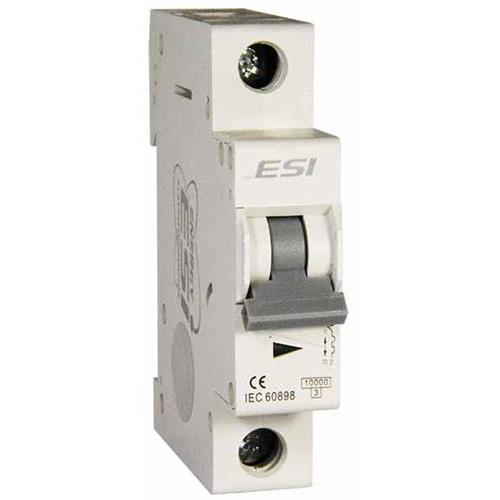 Автоматический выключатель 16A 10kA 1 полюс тип C EMCB.10.1.C16 Esi