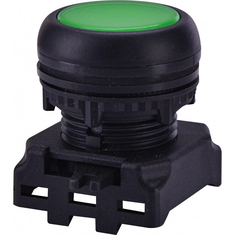 Кнопка-модуль без контактов EGFI-G углубленная с подсветкой зеленая 004771251 ETI