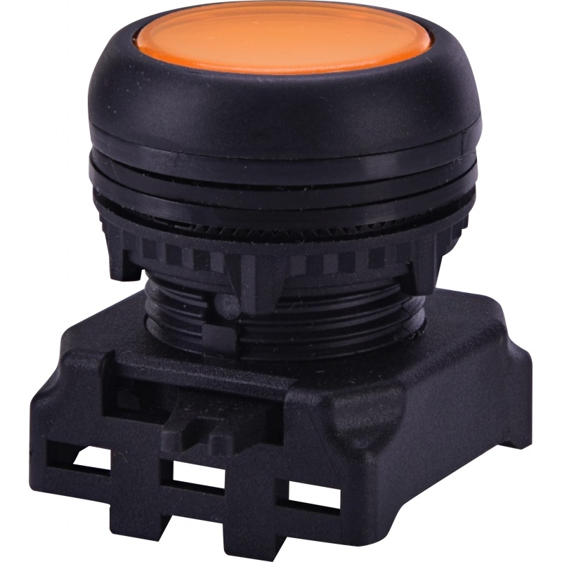 Кнопка-модуль без контактов EGFI-A углубленная с подсветкой оранжевая 004771255 ETI