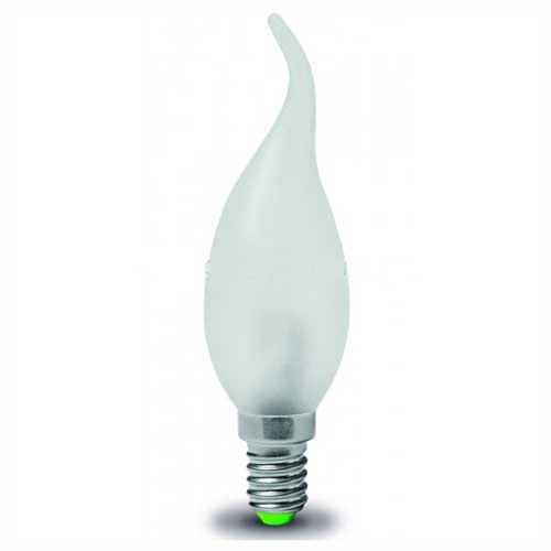 Галогенная лампа NNG-CLT/42/220(F) свеча на ветру 42W 230V E14 Eurolamp