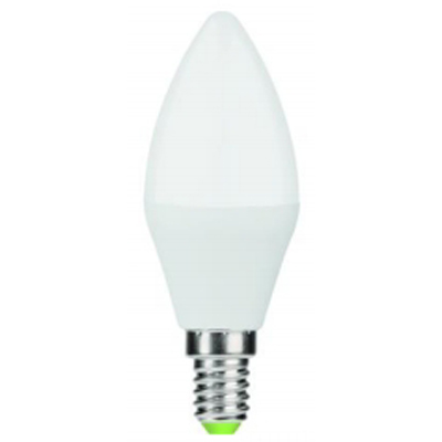 Светодиодная лампа C37 E14 6W 3000K 220V LED-C37-06143(P) Eurolamp