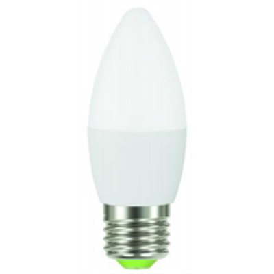 Светодиодная лампа C37 E27 6W 3000K 220V LED-C37-06273(P) Eurolamp