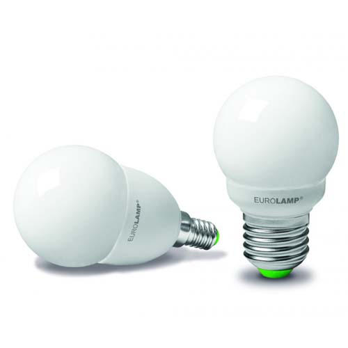 Світлодіодна лампа LED-G45-2.5W/E14/2700 Ceramic G45 E14 2.5W 2700K 220V Eurolamp
