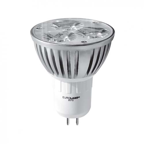 Світлодіодна лампа LED-HP-GU5.3/27 Ceramic MR16 GU5.3 4.8W 2700К 220V Eurolamp