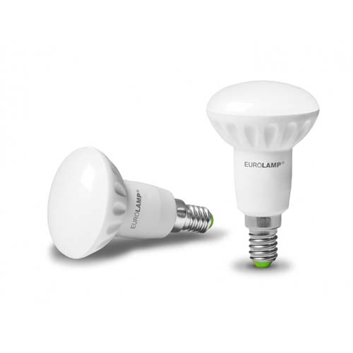 Світлодіодна лампа LED-R50-4W/4100 Ceramic R50 E14 4W 4100K 220V Eurolamp
