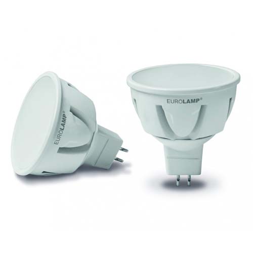 Світлодіодна лампа LED-SMD-07533 Ceramic MR16 GU5.3 7W 3000K 220V Eurolamp