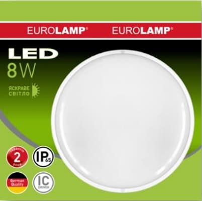 Світлодіодний світильник LED-NLR-08/55(P) ЖКГ 8W 5500K (40) Eurolamp