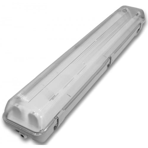 Світлодіодний накладний світильник LH2-LED-T8(0.6) (без ламп) 2*9W G13 сірий Eurolamp