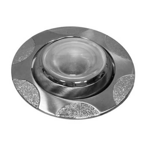 Точечный врезной светильник 156 R50 E14 60W круг хром-серебро Feron