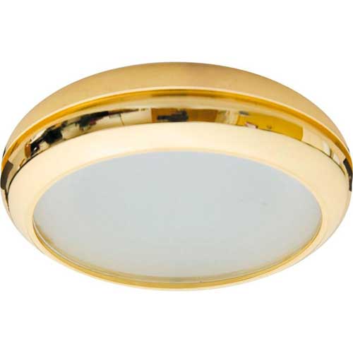 Точечный врезной светильник CD4207 MR16 GU5.3 50W круг матовый золото Feron