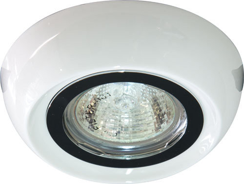 Точечный врезной светильник DL109-C MR16 GU5.3 50W полусфера белый Feron