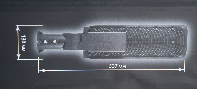 Cветодиодный консольный cветильник SP2819 50W 6400K прямоугольный серый IP65 Feron - Фото 10