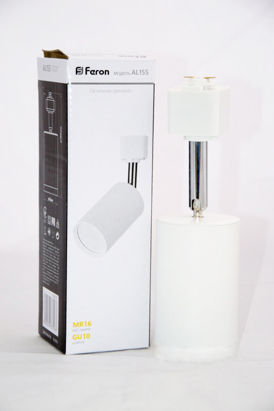 Трековый светодиодный светильник (без лампы) AL155 белый 6315 Feron. Фото 4